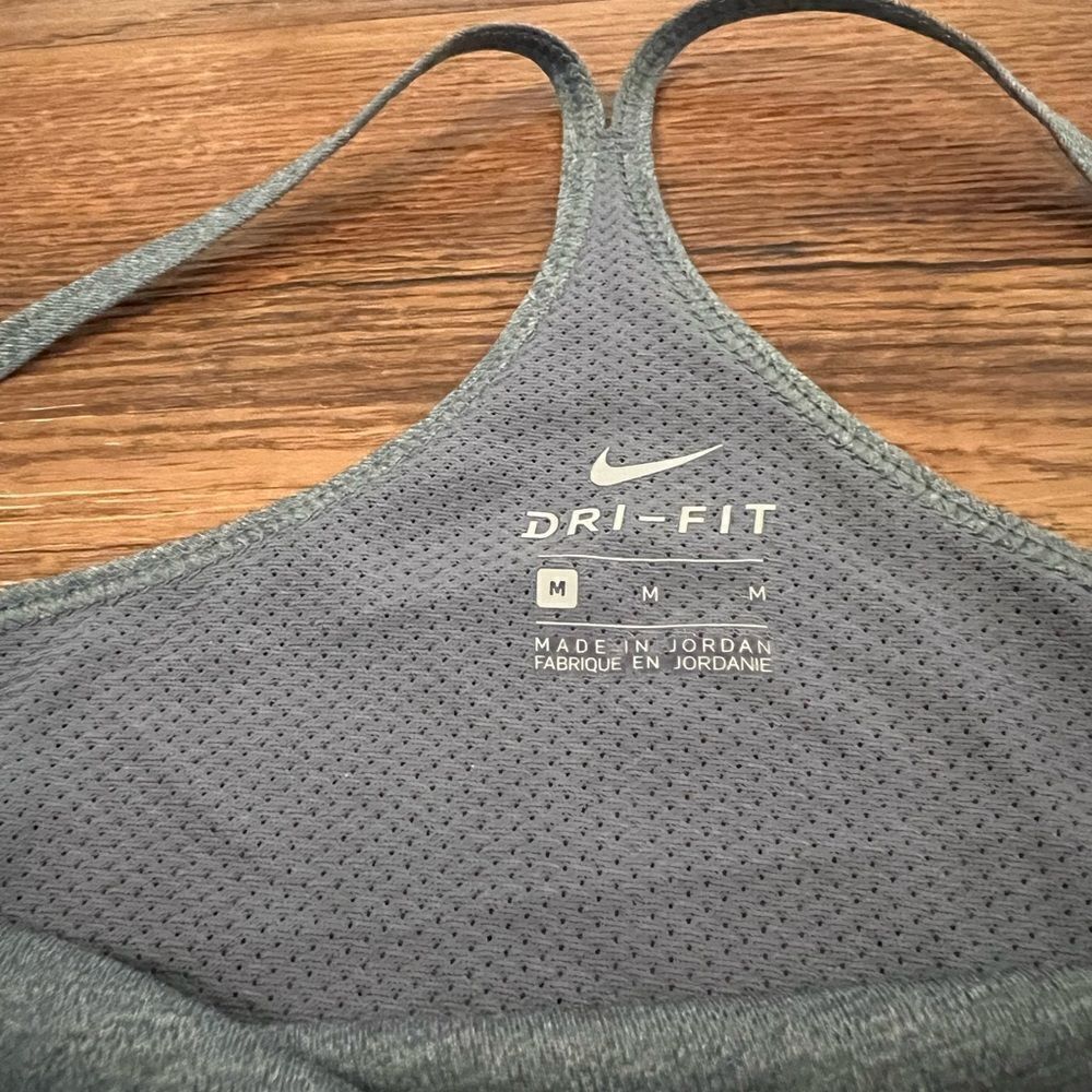 Nike Grey Racerback Workout Tank Top - Picture 8 of 8